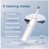 Adult Electric Toothbrush with 8 Brush Heads, 6 Modes Rechargeable Electric Power Toothbrush,IPX7 Rechargeable Soft Bristles Electric Toothbrush Travel Home (Color : White) view 3