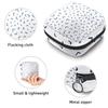 Memphis Black Right Angle First Period Kit for Girls, Tampon Pantyliners Menstrual Purse, Nursing Pad Holder with Zipper, Sanitary Collect Napkin Bag Organizer view 3