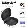 Memphis Black Right Angle First Period Kit for Girls, Tampon Pantyliners Menstrual Purse, Nursing Pad Holder with Zipper, Sanitary Collect Napkin Bag Organizer view 4