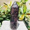UYCUODLUY Natural Garnet Crystal Obelisk Quartz Crystal Wand Point Stones Tower Natural Quartz Crystals (Size : 600-700g) view 1