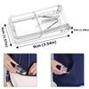Pill Cutter, Portable Tablet Cutter with Blade and Storage Compartment 2-in-1 Pill Splitter Pill Case Half Quarter for Small or Large Pills Transparent Storage Compartment (White) view 2