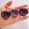 IDUTQUMW Home Decoration Worry Stone Heart Shape Pocket Natural Gemstone Crystal ReikiFinger Massage th Gift Stones view 3