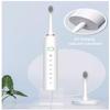Adult Electric Toothbrush with 8 Brush Heads, 6 Modes Rechargeable Electric Power Toothbrush,IPX7 Rechargeable Soft Bristles Electric Toothbrush Travel Home (Color : Pink, Size : 1PCS) view 4