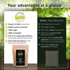 Triphala Organic Powder 1kg (2x500g) - from Amalaki Haritaki Bibhitaki - Ayurveda Biotriphala - Bottled and Controlled in Germany - 100% Vegan - Biotiva view 2