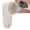 Portable Electric Handheld Fabric Shaver, Rechargeable Lint Remover Powerful Suction Fluff Trimmer for Home Travel Removing Fuzz Caring Clothes (Gray) view 3