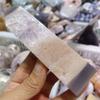 BIANMTSW Home Collections Natural Magic Natural Violet Agate Stone Column Crystal Home Office Decoration Craft Gifts (Size : 300-350g) view 2