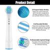 8-Pack Electric Toothbrush Replacement Heads - Professional Cleaning Refills Compatible with Braun/Oral-B, Dentist-Recommended Bristles for Optimal Oral Care view 2