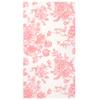100 Floral Guest Napkins Pink and White Toile Disposable Paper Napkins Decorative Flower Bathroom Hand Towels for Bridal Baby Shower Tea Party Birthday Party Supplies