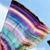 ZDVHOMCB room decoration 540G Natural Rainbow Fluorite Crystal Quartz Piece Stone Crystal Fluorite view 1