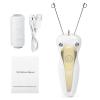 Electric Threading Epilator Women's Electric Thread Epilator Facial Hair Remover for Women Physical Threader Hair Remover Epilator Women's Face Epilator for Arms and Legs (Gold) view 1