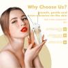 Electric Threading Epilator Women's Electric Thread Epilator Facial Hair Remover for Women Physical Threader Hair Remover Epilator Women's Face Epilator for Arms and Legs (Gold) view 2