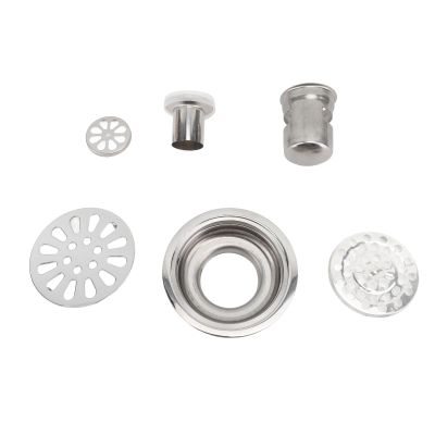 Glomora Floor Drain, 3.5 Inch Stainless Steel Odor Resistant Deep Water Sealing Round Shower Drain Kit for Kitchen Bathroom Balcony