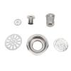 Glomora Floor Drain, 3.5 Inch Stainless Steel Odor Resistant Deep Water Sealing Round Shower Drain Kit for Kitchen Bathroom Balcony view 1
