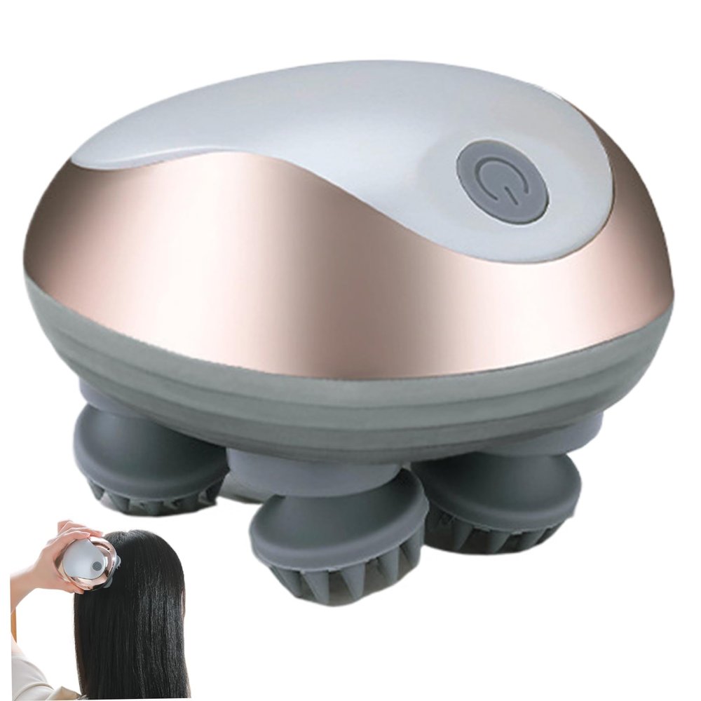 Electric Scalp Massager - 3 Modes Cordless, Waterproof Handheld Massager for Hair Growth & Body Relaxation