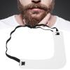 Men's Mustache and Beard Shaper: Plastic Neckline Trimming Guide for Perfect Shaping Ideal Tool for Styling and Trimming Beards view 3