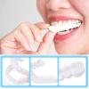 Flipped Warmth 2 Pairs False Teeth, Clip in Veneers Teeth Instant Veneers Dentures False Teeth Braces, Snap on Veneers Teeth Fake Teeth Top and Bottom, Whitening Veneers Teeth Set for Men Women view 4