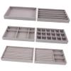1 Set Organizer 2 in 1 Bracelet Jewelry Display Case Jewelry Display Trays Flannel Ring Organizer - Jewelry Box Earrings Tray Jewelry Plate Bracelet/444 view 1