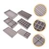 1 Set Organizer 2 in 1 Bracelet Jewelry Display Case Jewelry Display Trays Flannel Ring Organizer - Jewelry Box Earrings Tray Jewelry Plate Bracelet/444 view 2