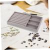 1 Set Organizer 2 in 1 Bracelet Jewelry Display Case Jewelry Display Trays Flannel Ring Organizer - Jewelry Box Earrings Tray Jewelry Plate Bracelet/444 view 4