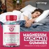 Magnesium Glycinate Gummies Adult - Mixed Berry Flavor, 400mg High Absorption Magnesium Chewable for Stress Relief, Sleep & Muscle Relaxation - Non-GMO, Gluten-Free - 60 Count, 30-Day Supply view 2