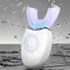 Electric Ultrasonic U-Shaped Toothbrush - 360 Mouth Cleansing, LED Light, Waterproof IPX7 Certified, 3 Cleansing Modes & Whitening view 2