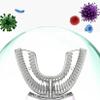 Electric Ultrasonic U-Shaped Toothbrush - 360 Mouth Cleansing, LED Light, Waterproof IPX7 Certified, 3 Cleansing Modes & Whitening view 4