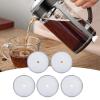 Chazcool 5PCS French Press Filter, French Press Replacement Filters, Stainless French Press Filter Screen for 600ml Coffee Pot Coffee Maker, 3in view 4
