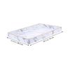 1pc Tray Trendy Necklaces Desk Top Organizer Choker Necklaces for Women Vanity Organizer Trendy Decor Tablescape Decor Jewelry Plate Cosmetic Leather Home Decoration/486 view 2