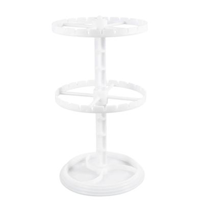 1pc Desktop Stand Earrings Holder Tree Hanging Storage Shelves Jewelry Storage Stand Earring Display Stand Necklace Earrings Storage Rack Storage Box To Rotate Bracelet/506 ( Color : White , Size : 16