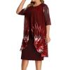 Party Dresses for Women 2024 Pink Dress Summer Outfits 2024 Holiday Beach Summer Outfits Sheer Dresses for Women Sexy Floral Dress Beige Vestidos de Fiesta para Largos view 4