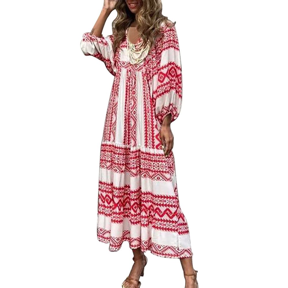 Vestidos para 2024 Dinner Dress Waffle Knit Swing Dress for Women Modest Dresses for Women Holiday Summer Rave Party Casual Formal Graphic 3/4 Sleeve Business Sun Short Sleeve