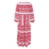 Vestidos para 2024 Dinner Dress Waffle Knit Swing Dress for Women Modest Dresses for Women Holiday Summer Rave Party Casual Formal Graphic 3/4 Sleeve Business Sun Short Sleeve view 2