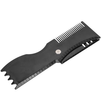 Men Beard Shaping Styling Tool Kit, Rotating Template for Precision Trimming of Hairline Neckline Goatee, Ideal Barber Pencil Lineup for Men, Perfect Grooming Shaper