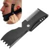 Men Beard Shaping Styling Tool Kit, Rotating Template for Precision Trimming of Hairline Neckline Goatee, Ideal Barber Pencil Lineup for Men, Perfect Grooming Shaper view 4