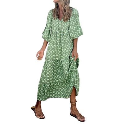 Womens Evening Dresses Rib-Knit Summer Outfits Summer Outfits 2024 Clothes Womens Linen Clothes Shift Sun Dresses for Women Casual with Sleeves Plus Size Linen for Women 2024 wrap