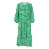 Womens Evening Dresses Rib-Knit Summer Outfits Summer Outfits 2024 Clothes Womens Linen Clothes Shift Sun Dresses for Women Casual with Sleeves Plus Size Linen for Women 2024 wrap view 2
