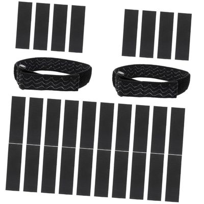 FRCOLOR Adjustable Anti-slip Boot Straps for Thigh High and Knee Boots 2 Elastic Bands and 28 Non-marking Fixing Pads for Secure Fit