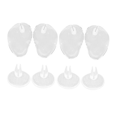 minkissy 4pairs Wear Pads for Sandals Silicone Blister Non-Slip Comfort Pads for Shoes
