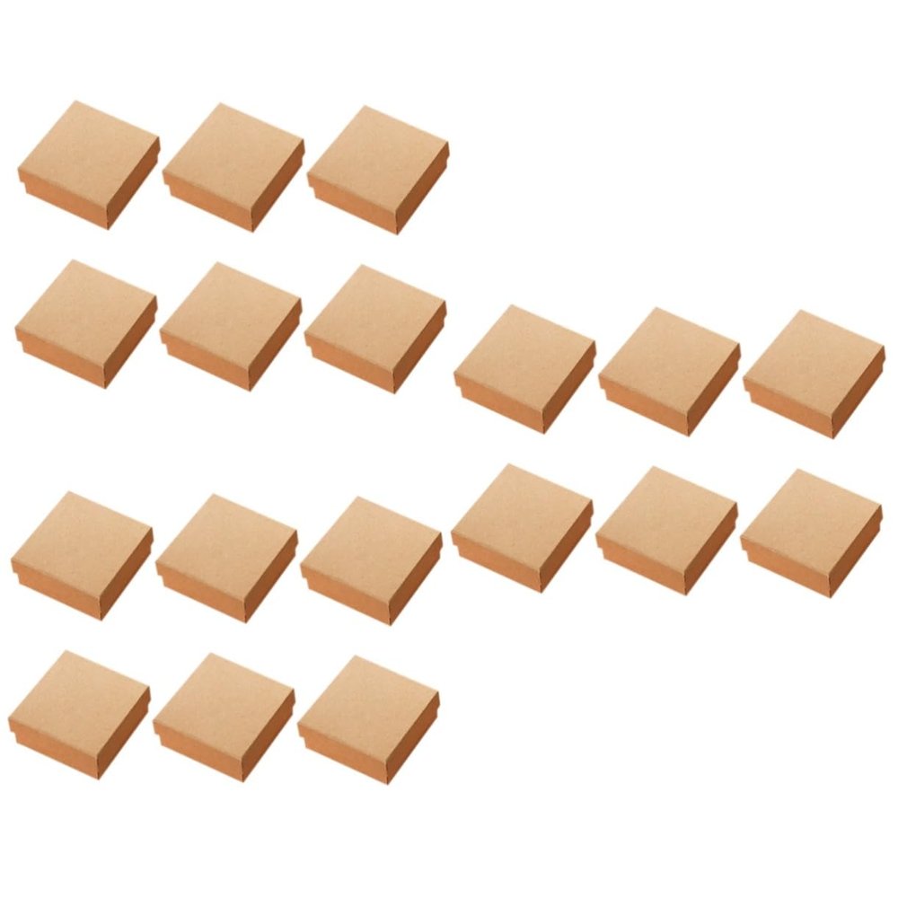 18 Pcs Jewelry Box Gift Earring Boxes for Jewelry Selling Jewelry Ring Holder Treasure Chest Organizer Jewelry Case Small Earrings Container Storage Case Set Watch Paper/409