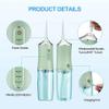 Dental Water Flosser Oral Cleaning Irrigator 3 Modes USB Rechargeable Dental Water Flosser Portable Oral Care Irrigator IPX7 Rated Waterproof view 4