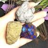 CZAOINCU Home Collections Home Decor, 3Pcs Natural Irregular Mine Caves Crafts Home Decoration Gifts,Natural Crystal view 2