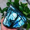 BIANMTSW Home Collections Natural Crystal 200g-2100g Natural Flashy Labradorite Quartz Crystal Stone for Display 1PC (Color : 1960g-2100g 1pc) view 3
