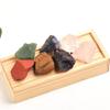 CZAOINCU Home Collections Home Decor, Natural Crystal Stone Seven Wooden Boxes Rock Large Grain Unpolished Stone Collection Gift Gifts,Natural Crystal view 4
