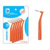 BOULTON Angle Interdental Brushes  Pack of 10 | L Shape Interdental Brush for Teeth Clean Oral Hygiene Tooth Floss | Dental Picks Interdental Toothpick Stick Toothbrushes Teeth Brushes (0.7mm) view 1