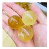 UYCUODLUY Natural Yellow Selenite Opal Polished Crystal Spherical Stone GemstoneOriginal Gypsum Stone Massager Natural stones view 3
