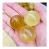 UYCUODLUY Natural Yellow Selenite Opal Polished Crystal Spherical Stone GemstoneOriginal Gypsum Stone Massager Natural stones view 4
