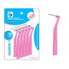 BOULTON Angle Interdental Brushes  Pack of 10 | L Shape Interdental Brush for Teeth Clean Oral Hygiene Tooth Floss | Dental Picks Interdental Toothpick Stick Toothbrushes Teeth Brushes (0.4mm) view 1