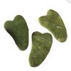 1/5PC Natural Crystal Jade Stone Facial Body Gua Sha Board Scraping Massage Guasha Scraper Massager Face Eye Care SPA Tool (Color : 5pcs) view 4