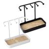2pcs Show Rack Necklaces Keychain Ring Holder Jewelry Tray Storage Shelves Choker Storage Shelf Hanging Necklace Organizer Earrings Holder Necklace Storage Bracelet Household Pp/344 view 1