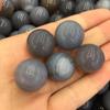 UYCUODLUY 5pcs Natural Balls ChakraMeditation Quartz Crystal Gems Lucky Balls Suitable for Home Natural Stones (Color : Grey) view 1